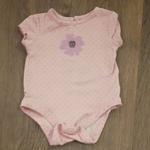 Pink Floral Kids One Piece